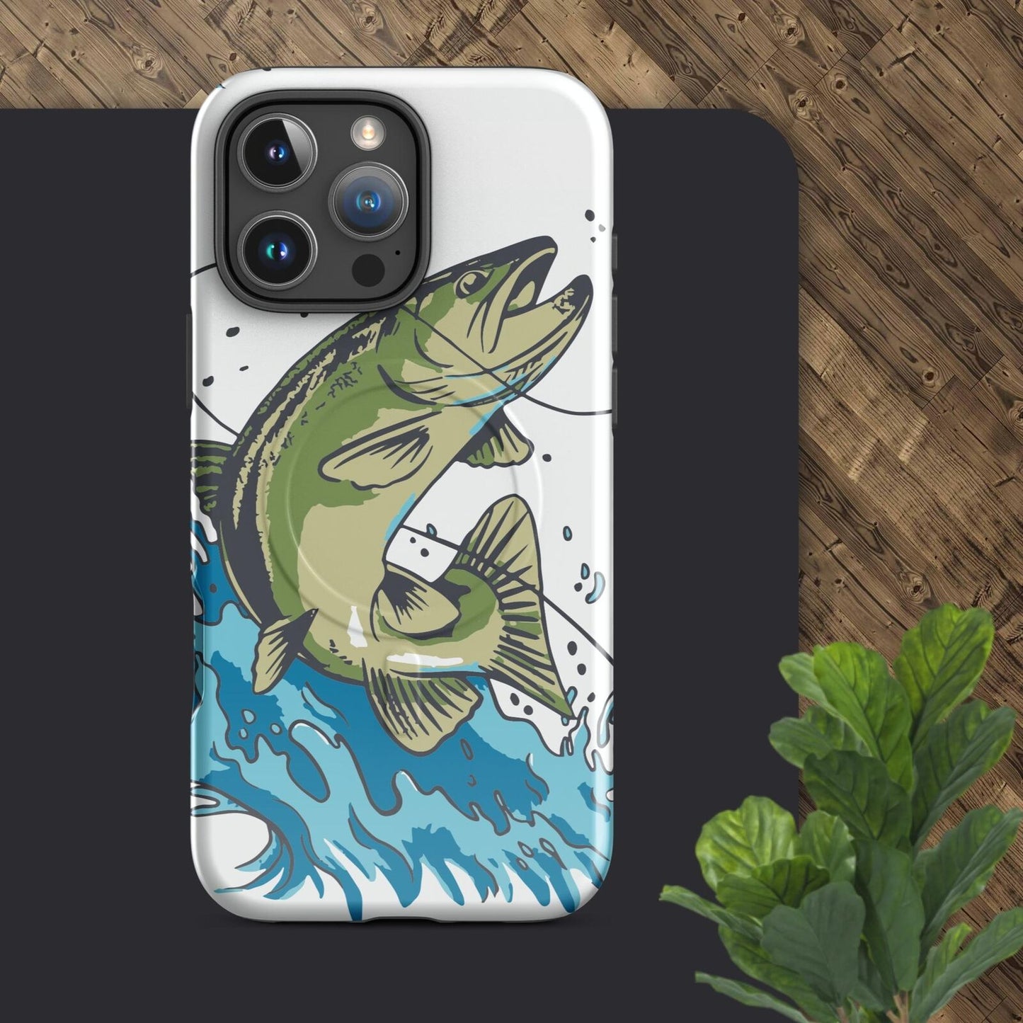 Fish theme MagSafe® tough case for iPhone®