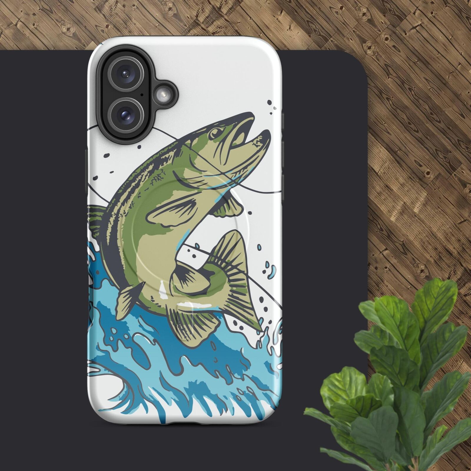 Fish theme MagSafe® tough case for iPhone®