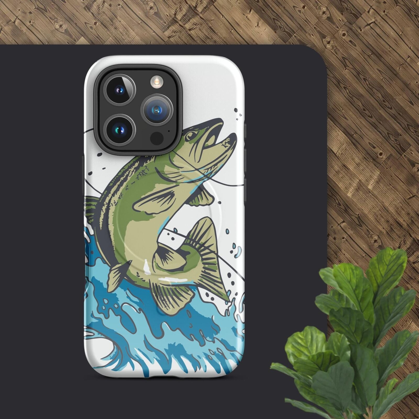 Fish theme MagSafe® tough case for iPhone®