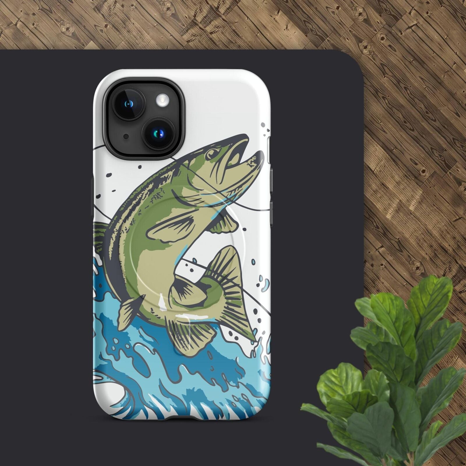 Fish theme MagSafe® tough case for iPhone®