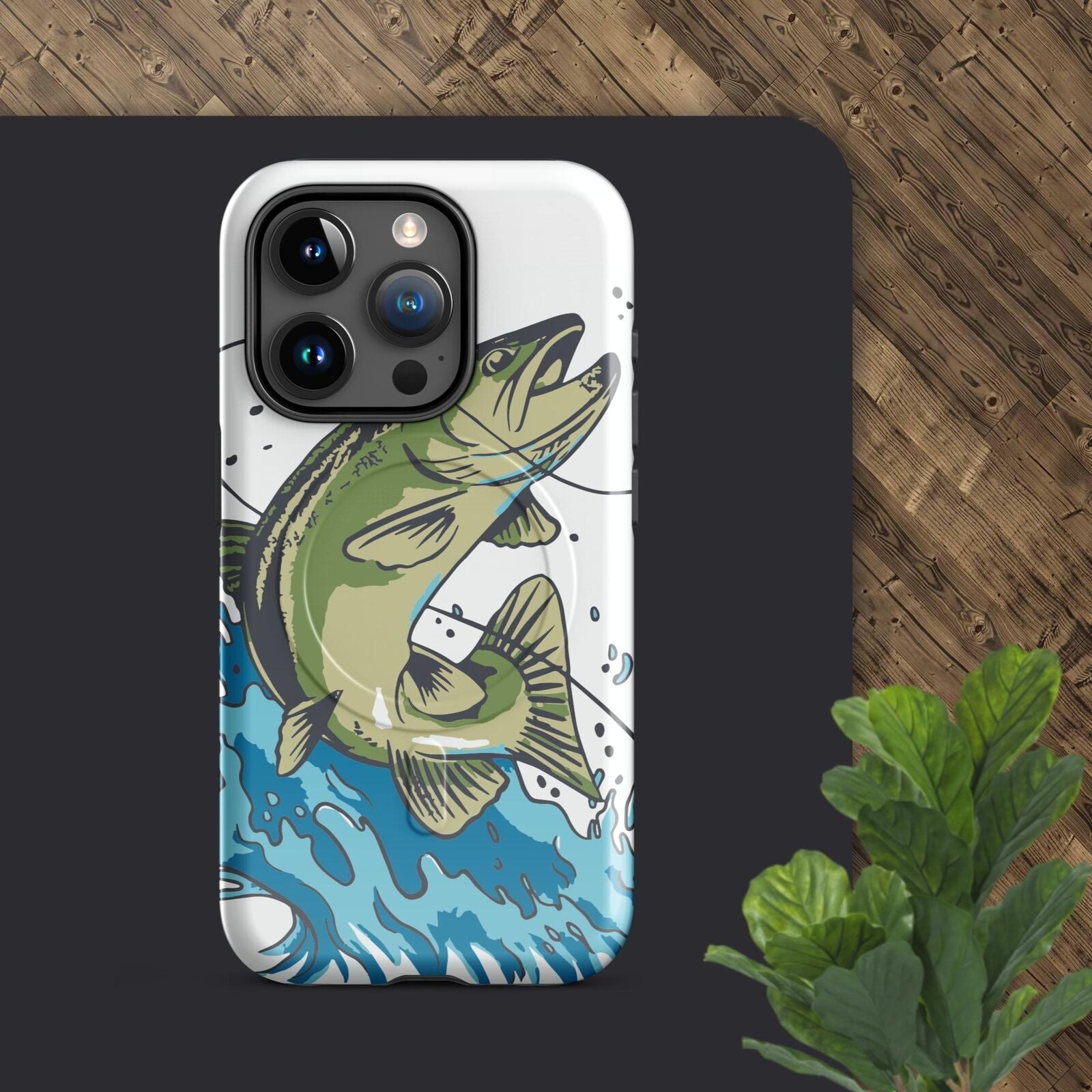 Fish theme MagSafe® tough case for iPhone®