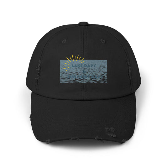 Distressed Cap - Lake Days and Sunshine Rays