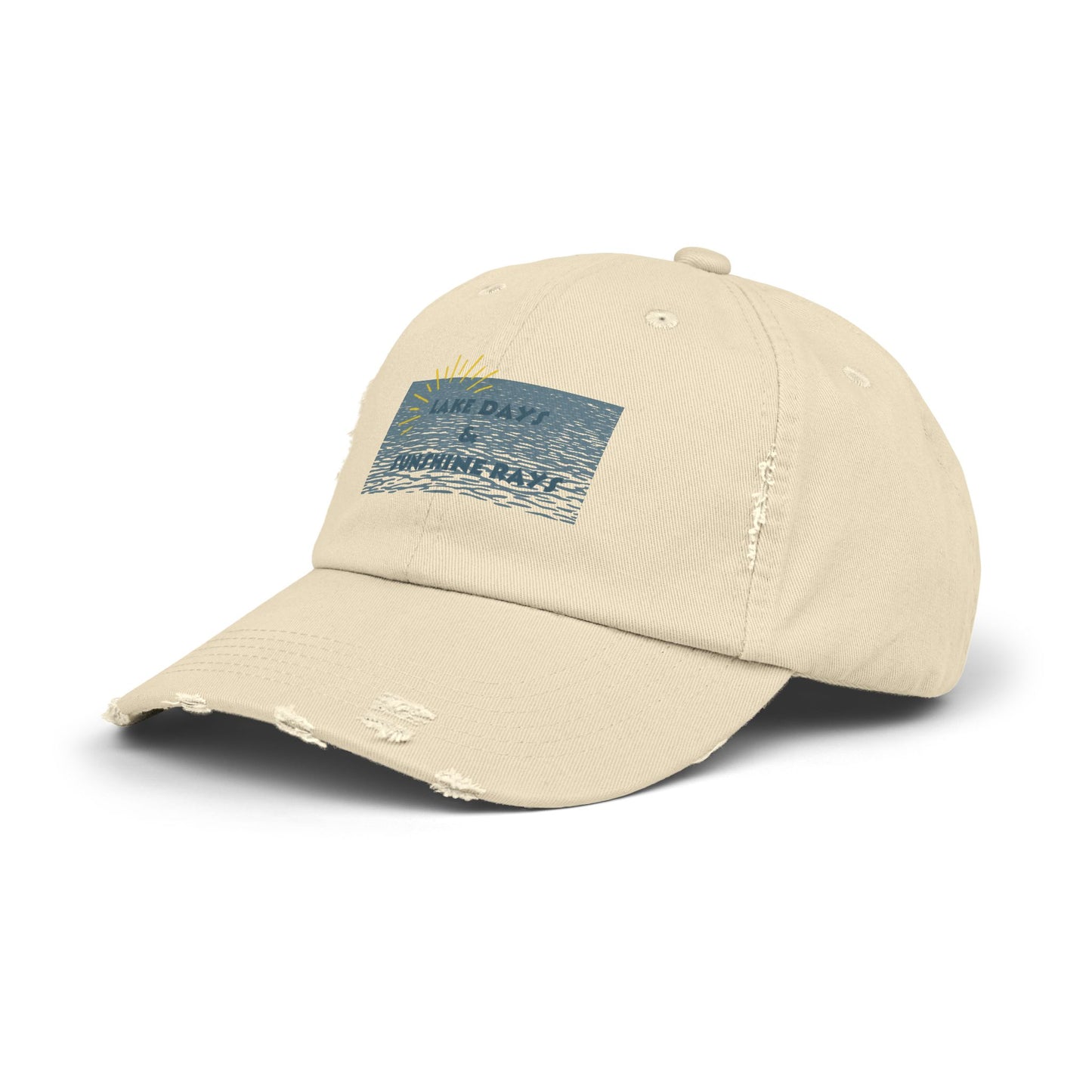 Distressed Cap - Lake Days and Sunshine Rays