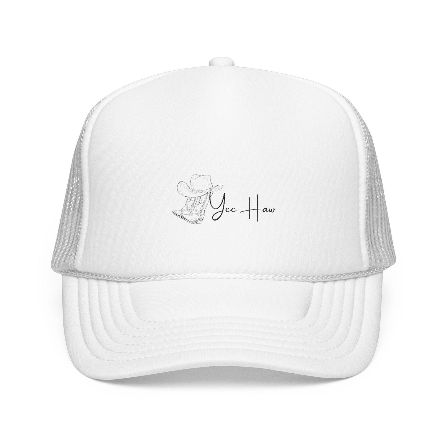 Yee Haw Embroidered Foam Trucker Hat